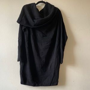 Universal Standard Black Turtleneck Sweater Dress